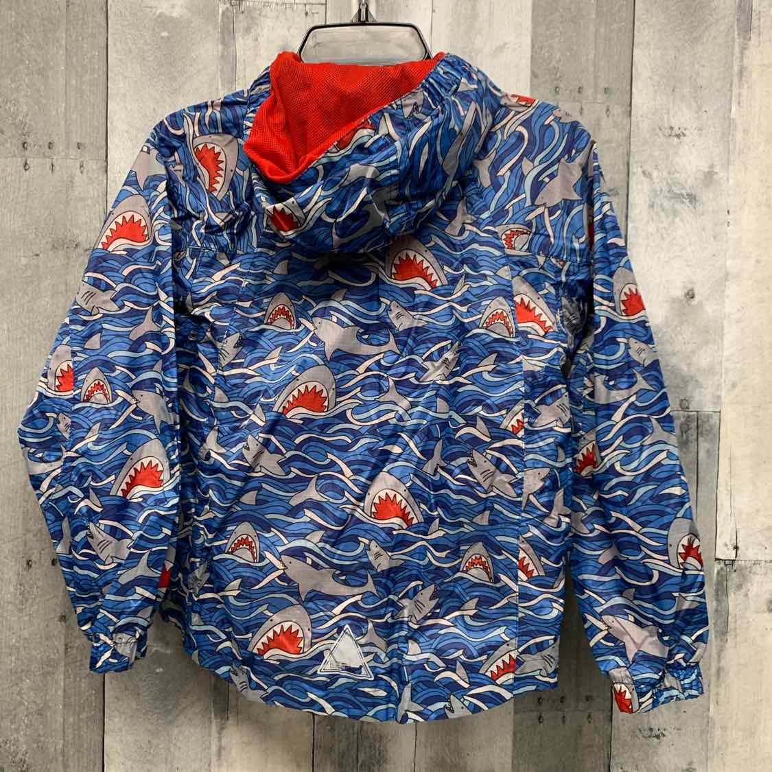 Size 6/7 Blue Print LL Bean Light Jacket