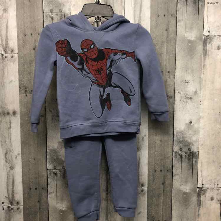 Size 4T Blue Graphic Marvel Jacket/Pants