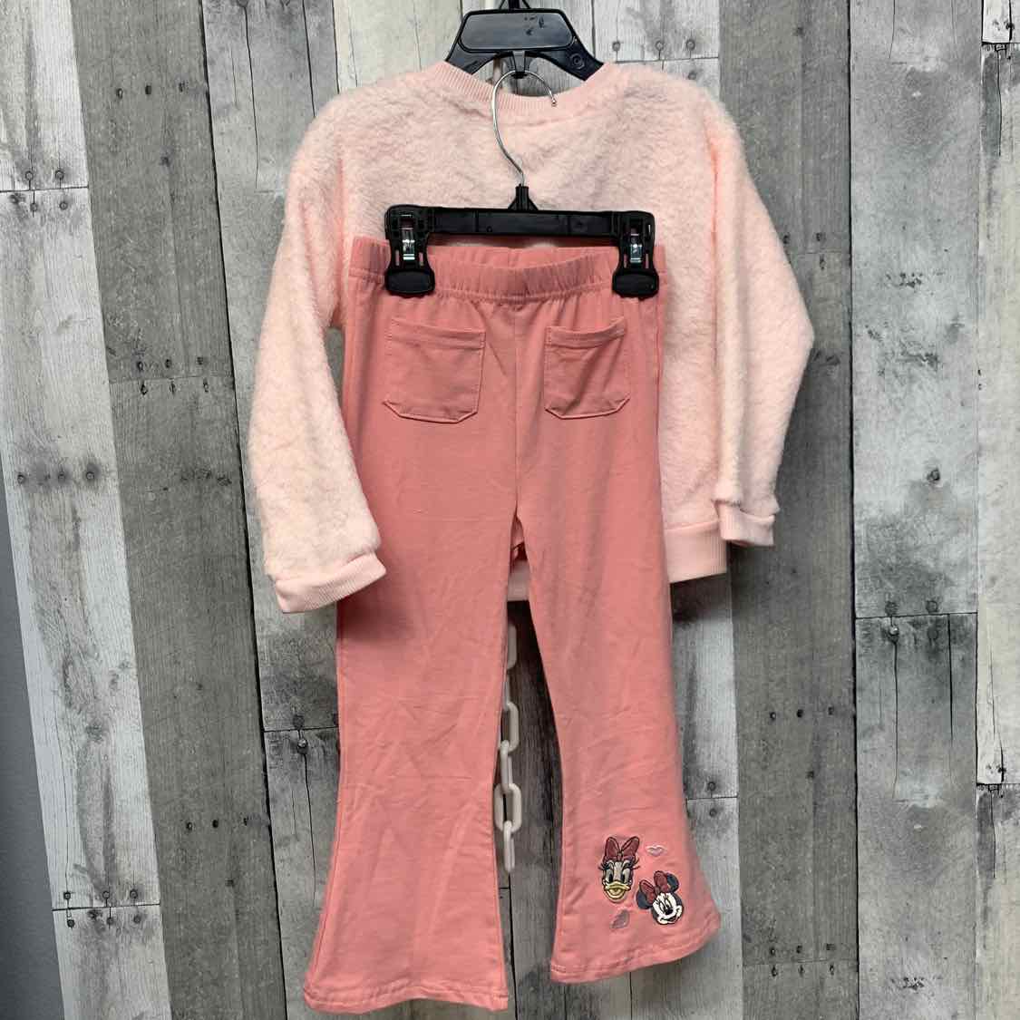 Size 3T Pink Print Disney Jacket/Pants