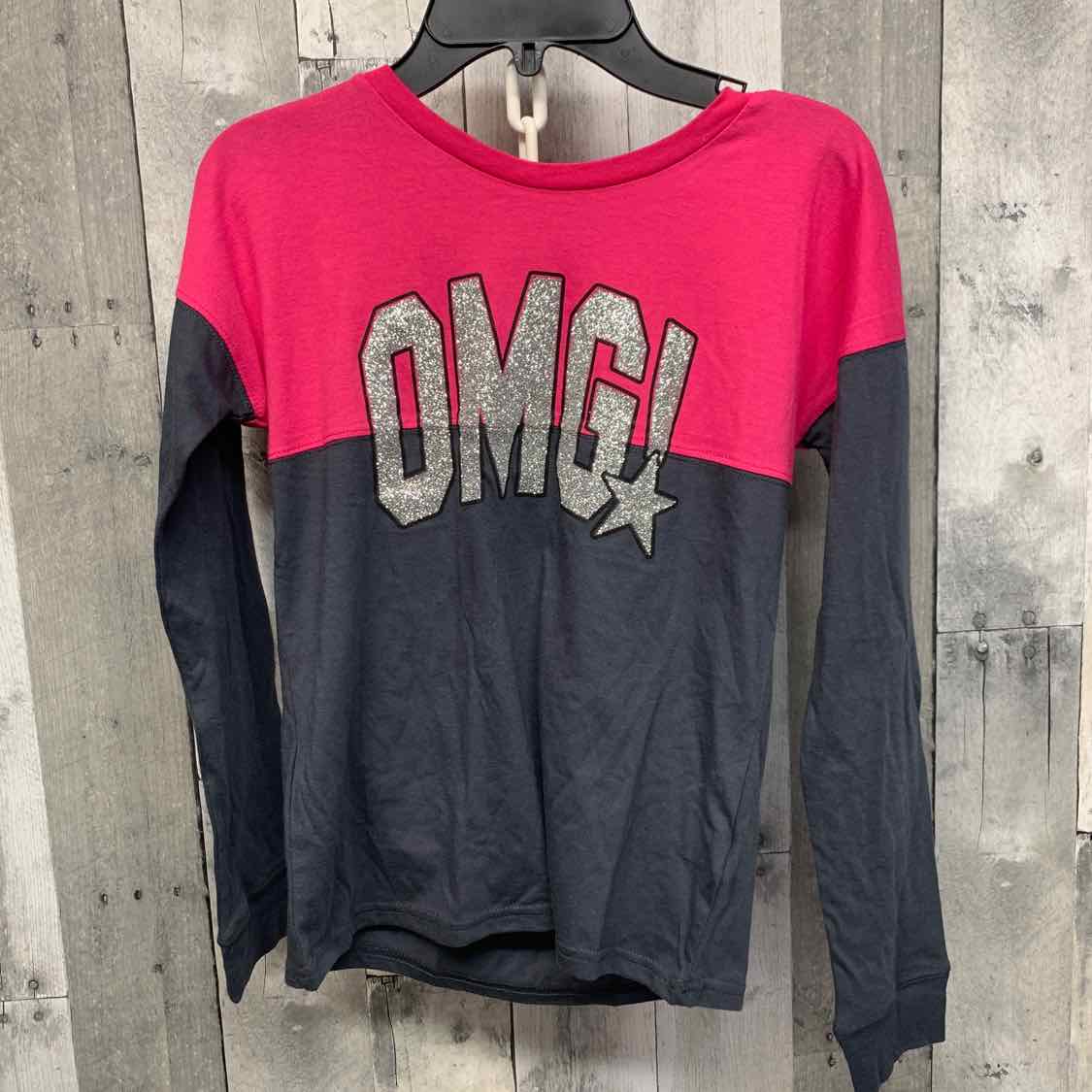 Size 10 Pink/Gray SO Long Sleeve Shirt