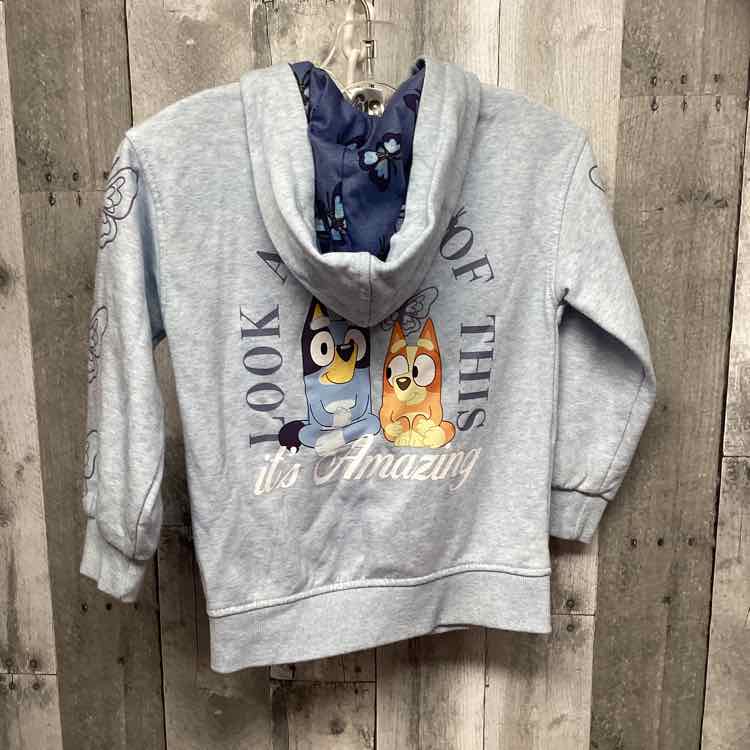 Size 4/5 Blue Graphic Disney Light Jacket
