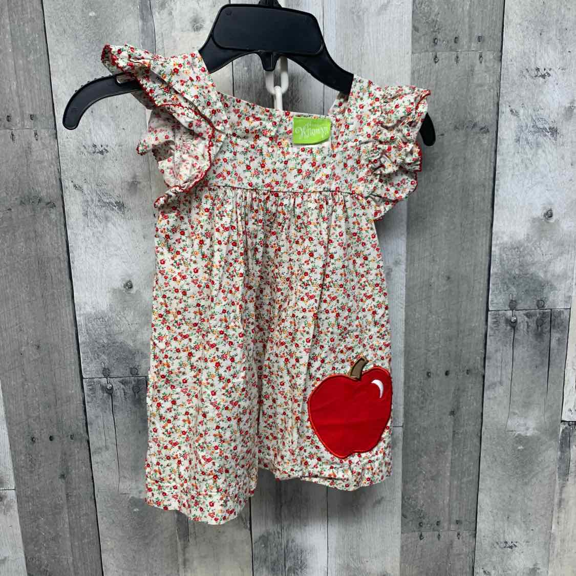 Size 5 White/Red B Brand Dress