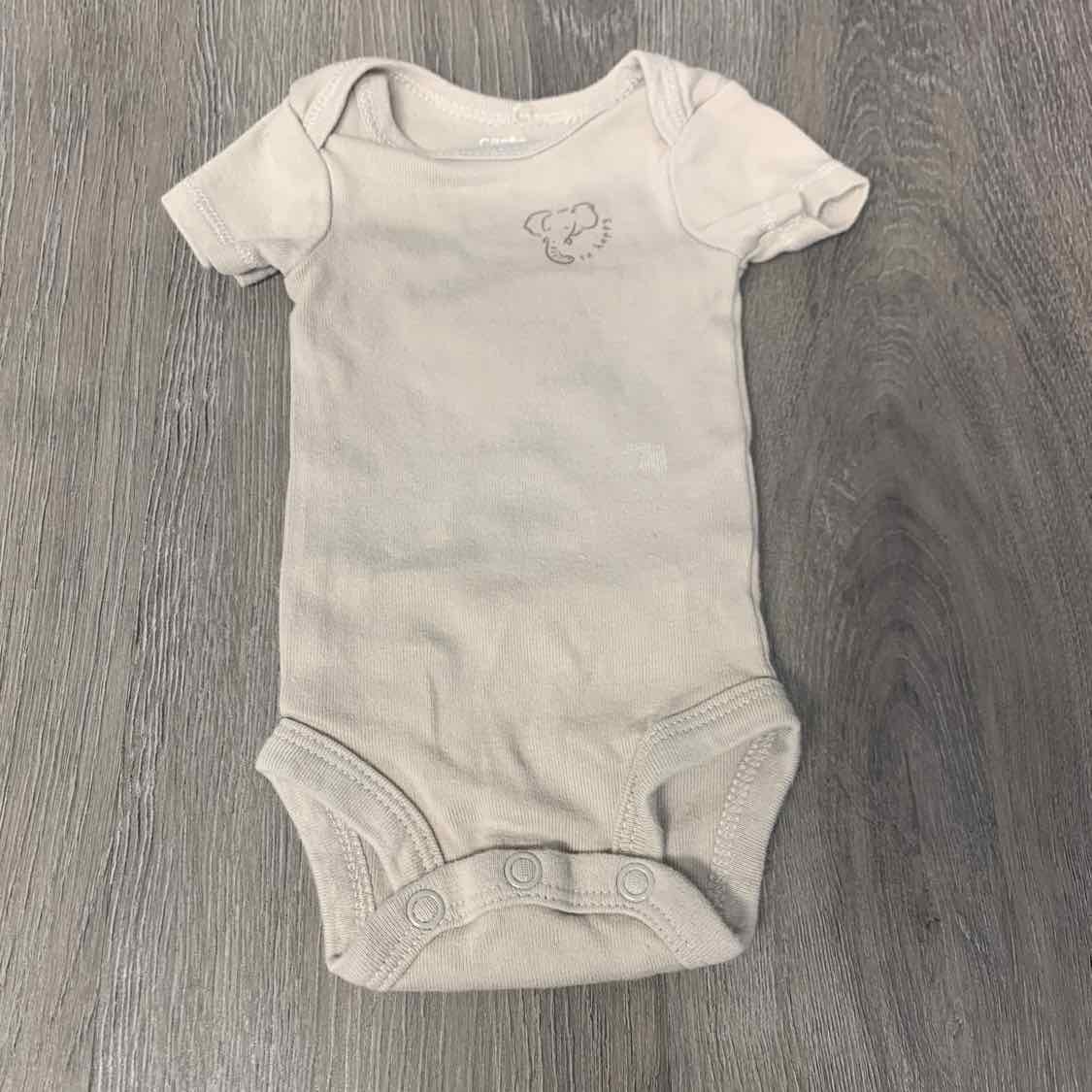 Size Preemie Tan Carter's Bodysuit - OodlesCB