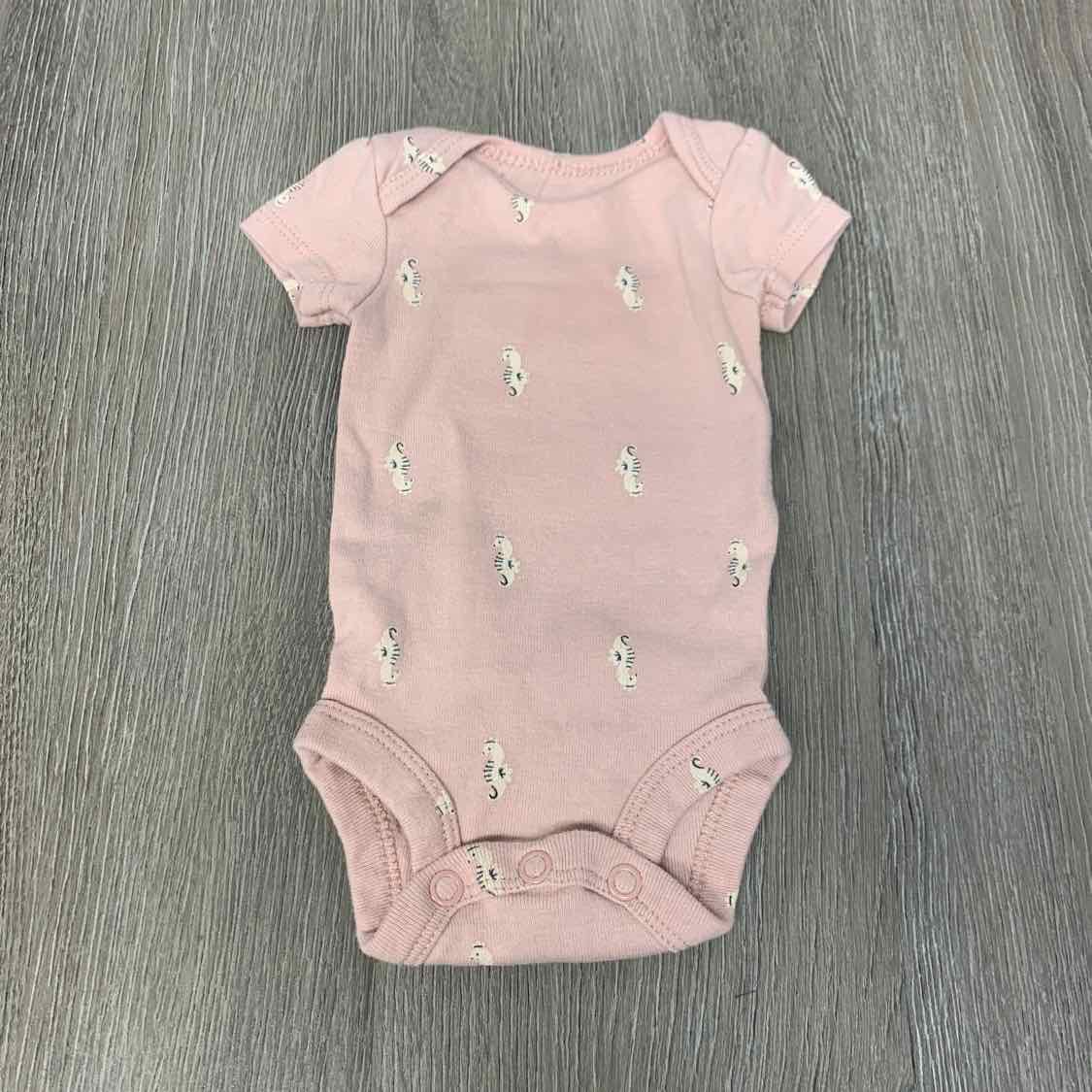 Size Preemie Pink Carter's Bodysuit