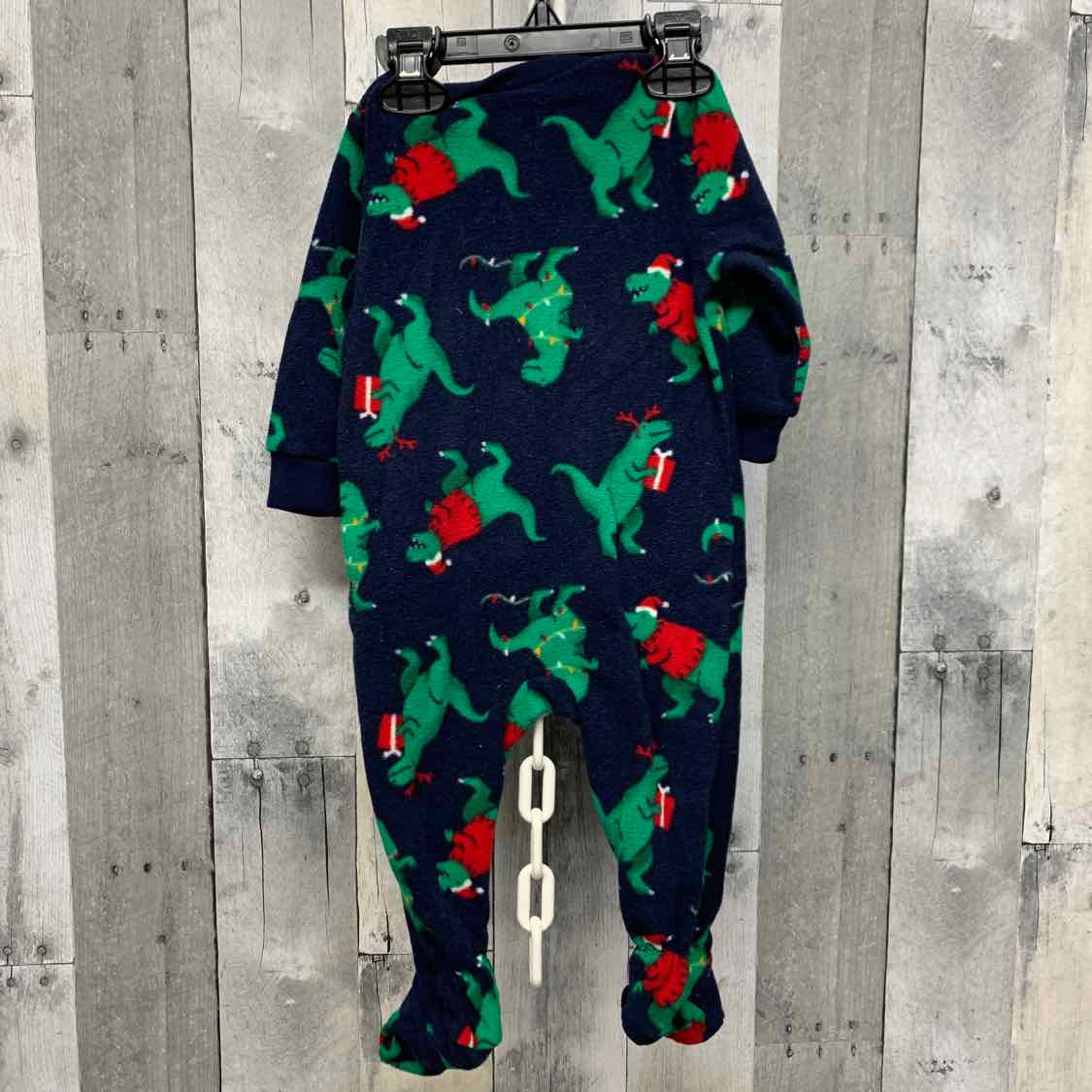 Size 6-9 Months Navy Print Child of Mine Footy PJs