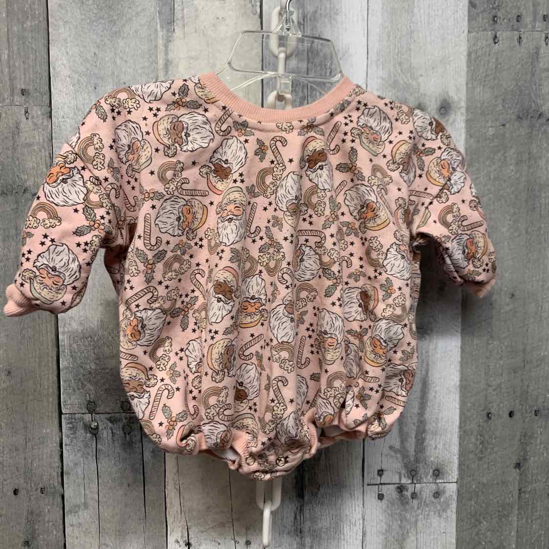 Size 3-6 Months Pink Print Boutique Brand Romper