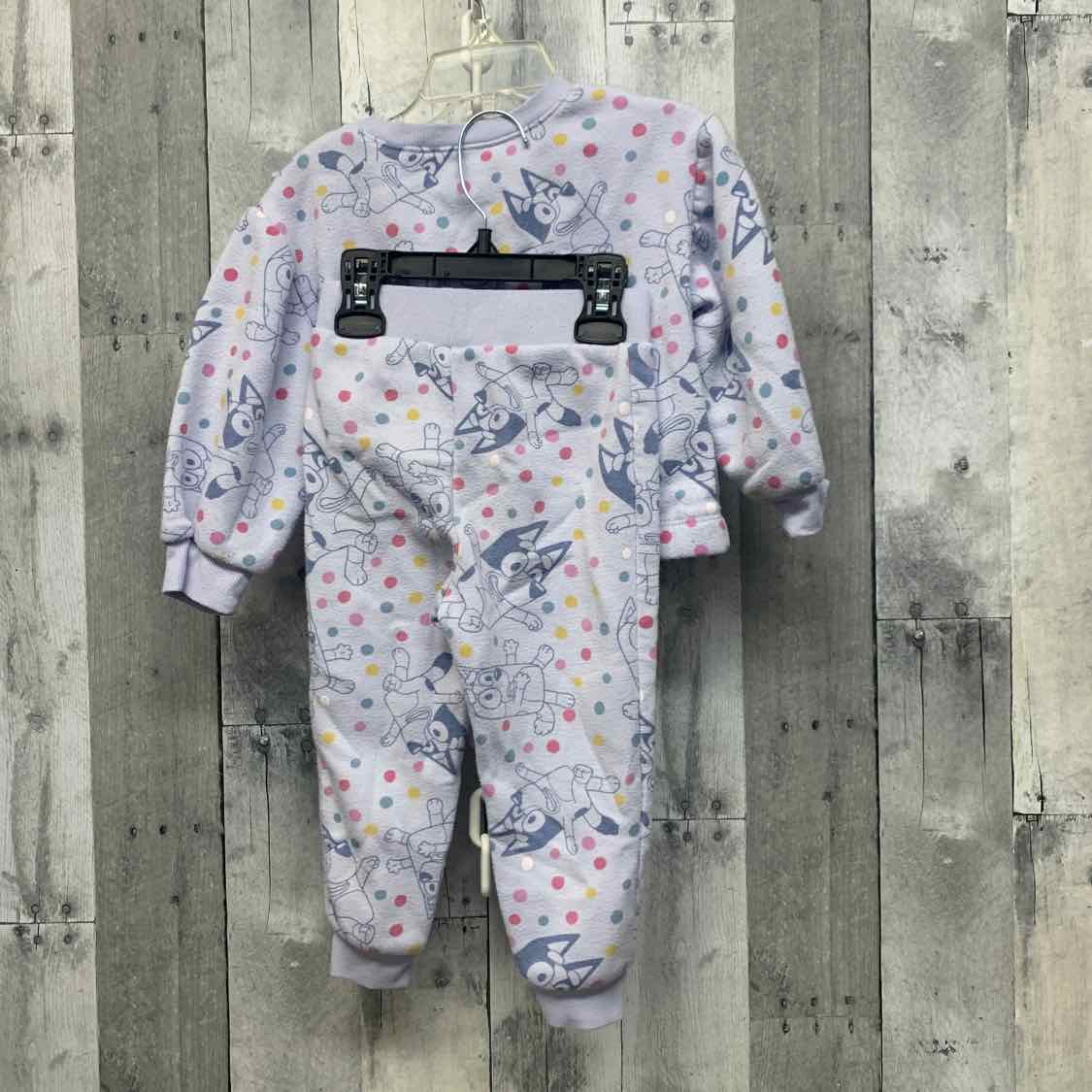 Size 2T Purple Graphic Disney Sweats - 2pc