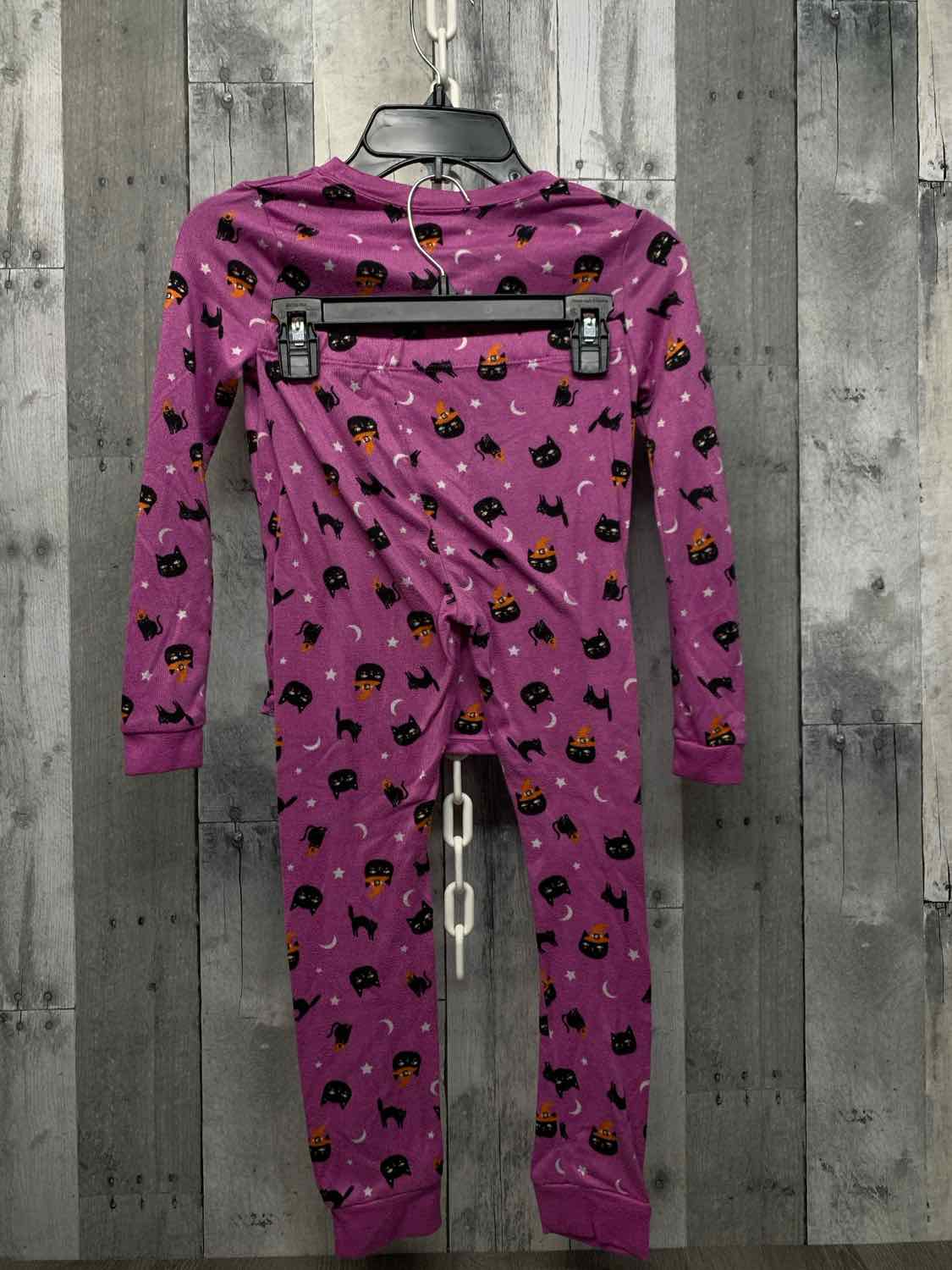 Size 7 Purple Animal Print Wonder Nation 2pc PJs