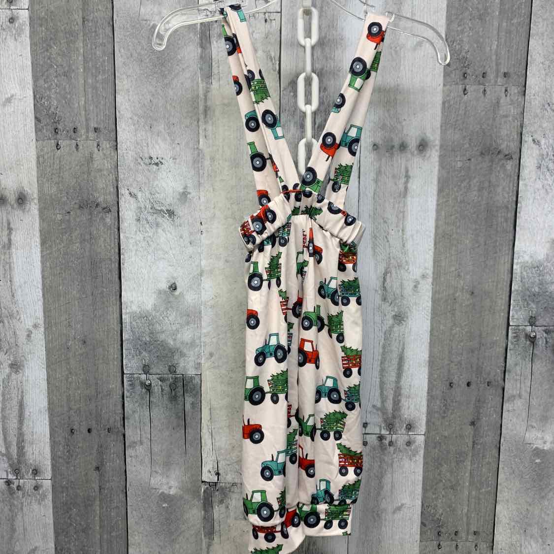 Size 3-6 Months White Print B Brand Romper