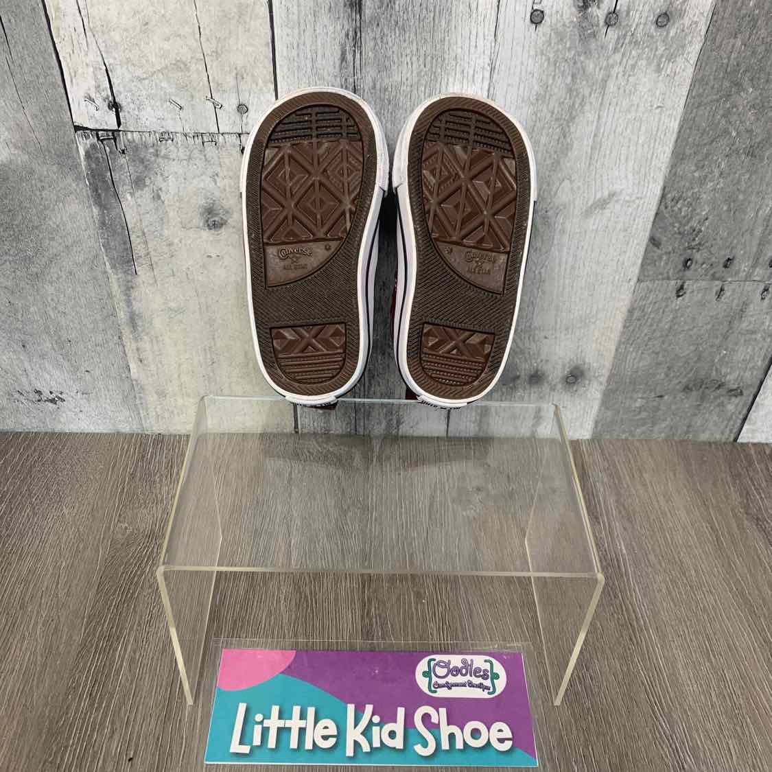 Size 5 Burgundy Converse Sneakers