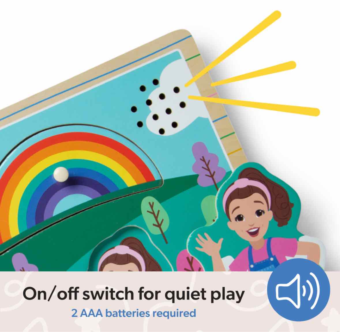 Melissa & Doug Ms Rachel Wooden Song Puzzle