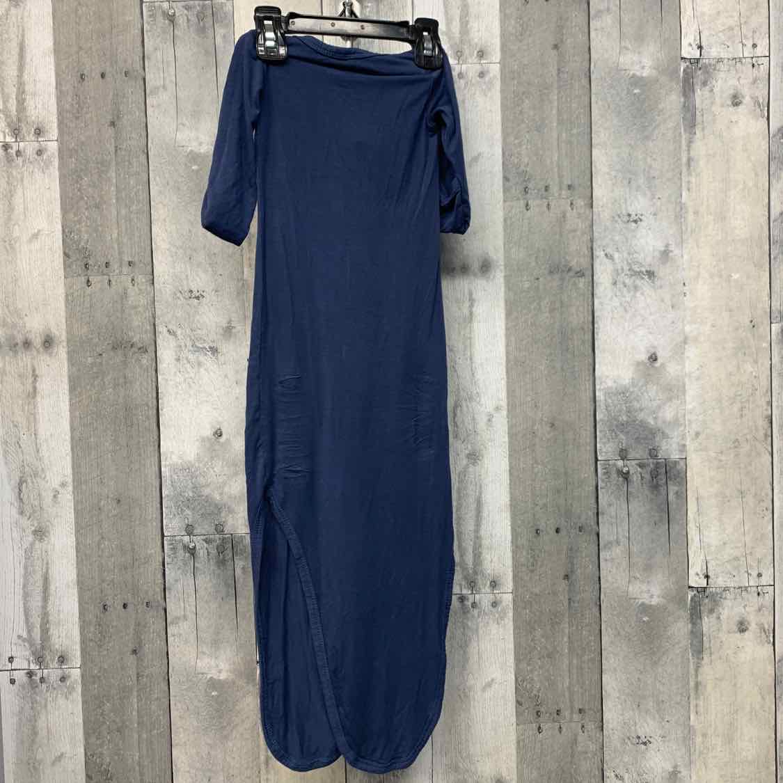 Size 0-3 Months Navy Bamboo Layette - OodlesCB