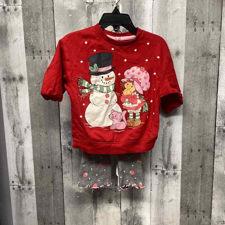 Size 12 Months Red/Gray Strawberry Shortcake Shirt/Pants