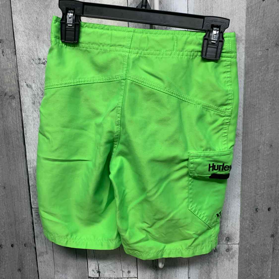 Size 5 Green Hurley Swim Trunks