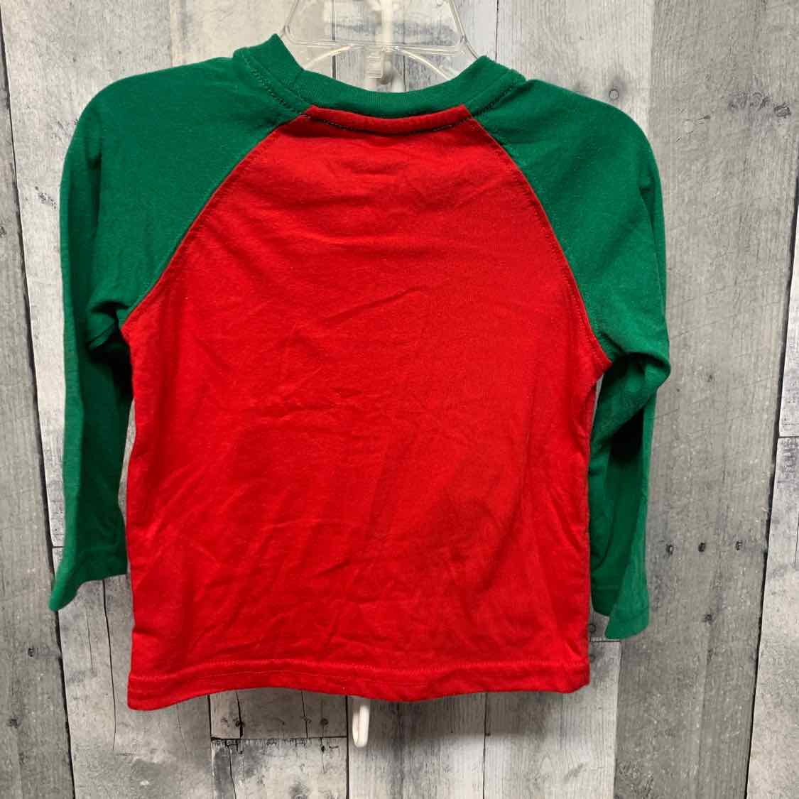 Size 2T Red/Green Holiday Brands Long Sleeve Shirt
