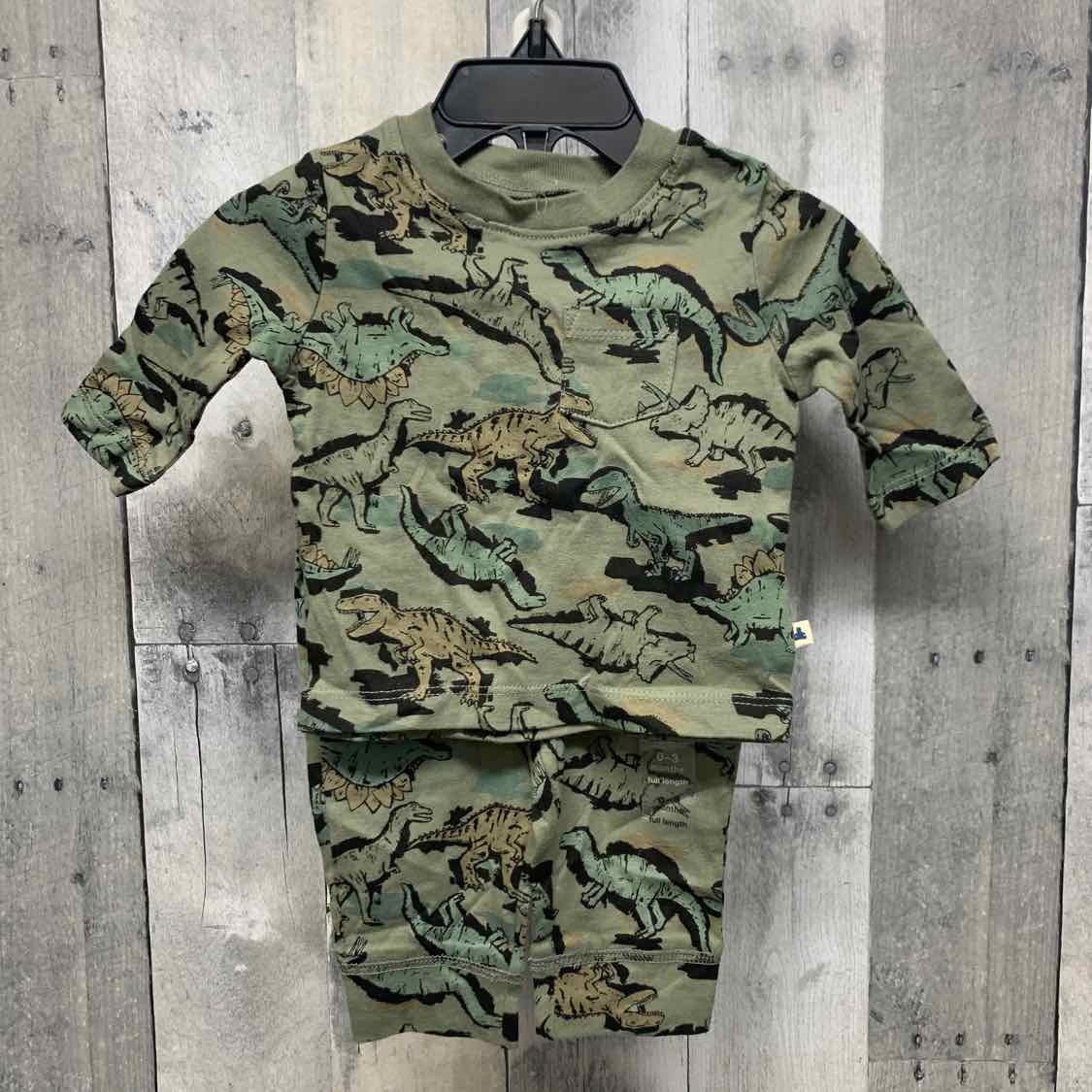 Size 0-3 Months Green Print Gap Shirt/Pants