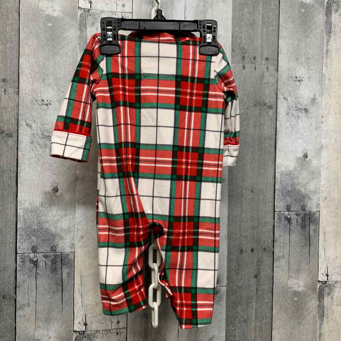 Size 3 Months White/Red Carter's Romper