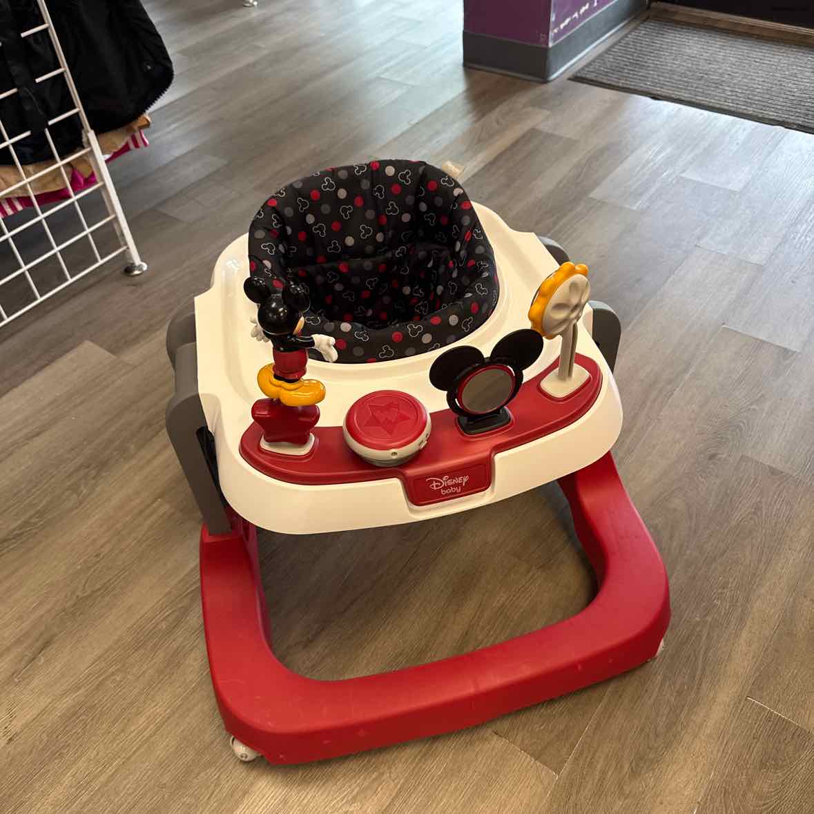 Safety 1st Red/Black Mickey Mouse Walker