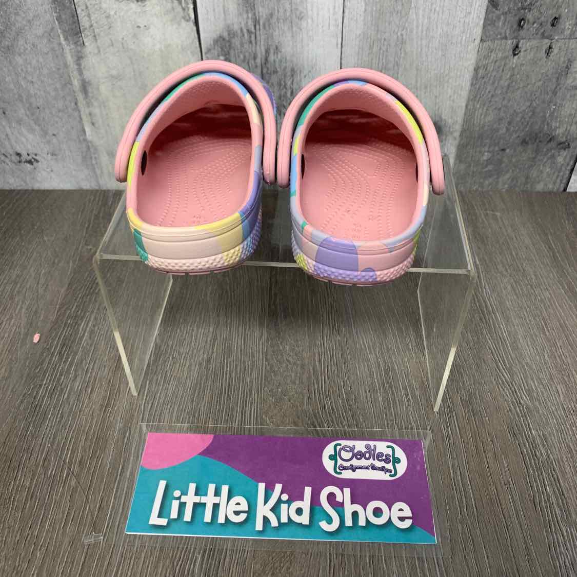 Size 6 Pink/Purple Crocs Water Shoes
