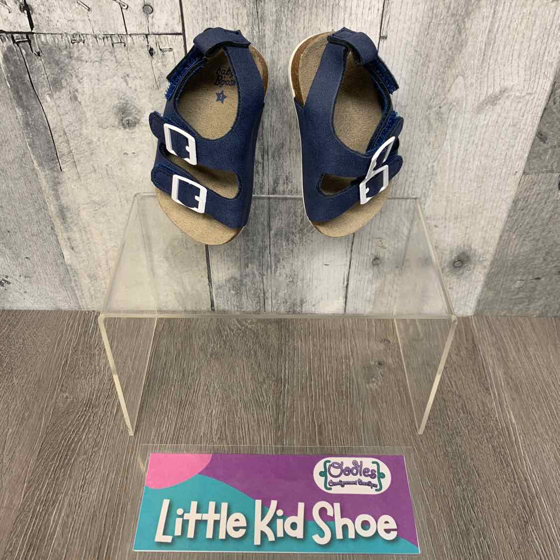 Size 0-3 Months Navy/White Osh Kosh Sandals