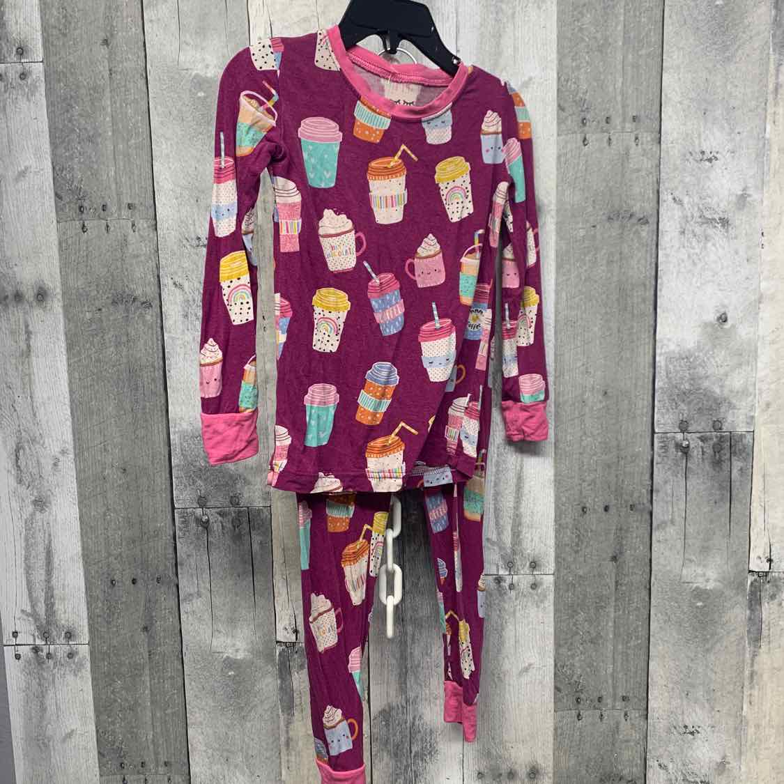 Size 2T Purple Print Little Sleepies 2pc PJs
