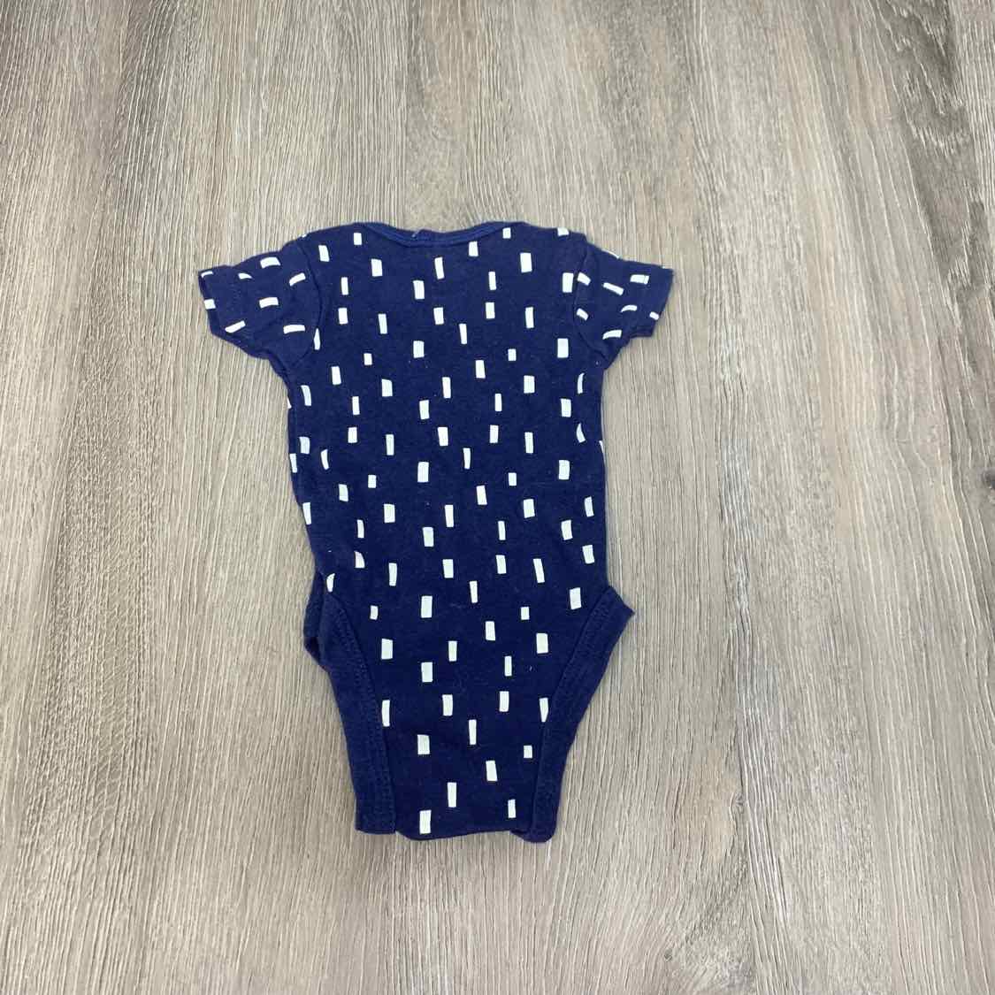 Size Preemie Navy Print Gerber Bodysuit - OodlesCB