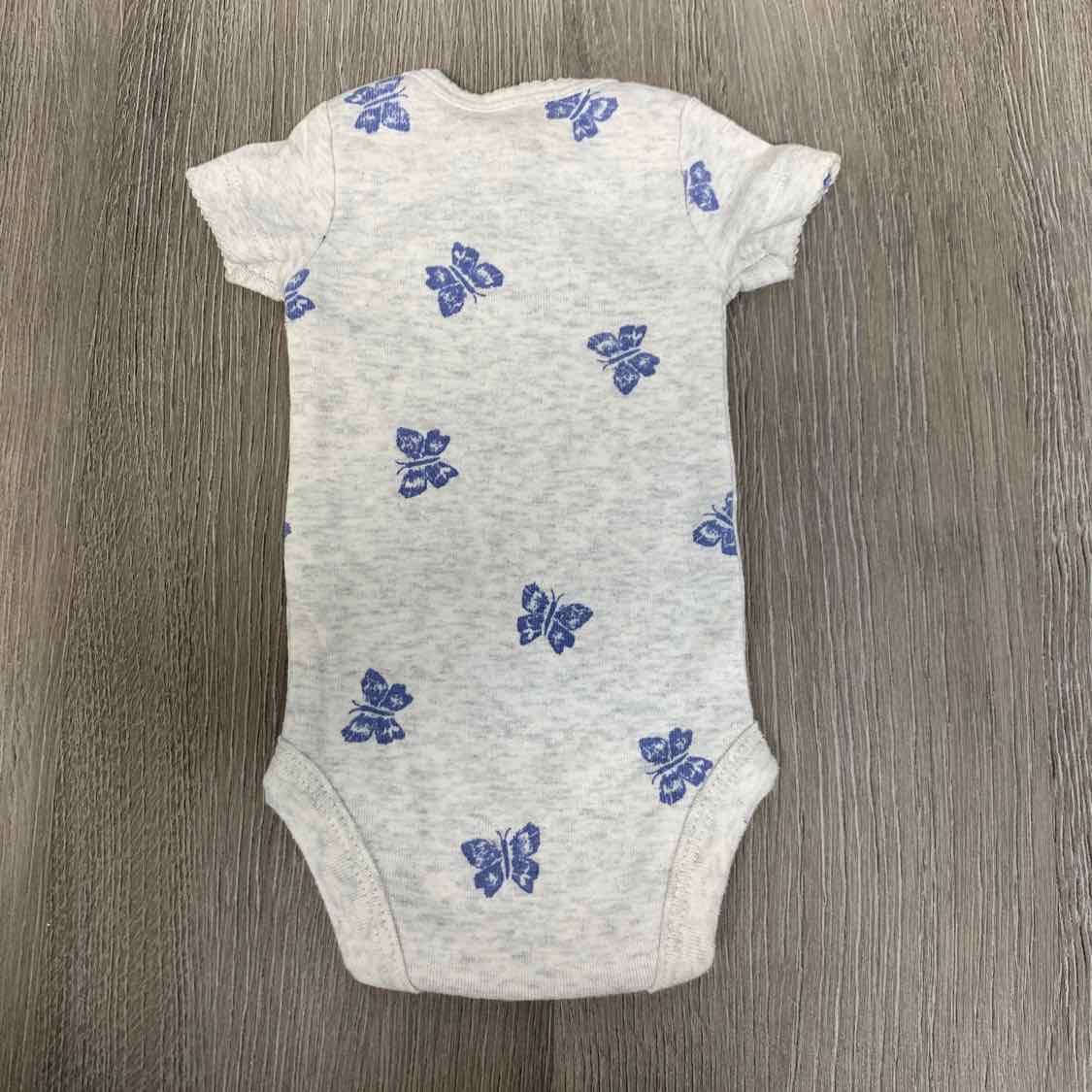Size Preemie Gray Print Child of Mine Bodysuit