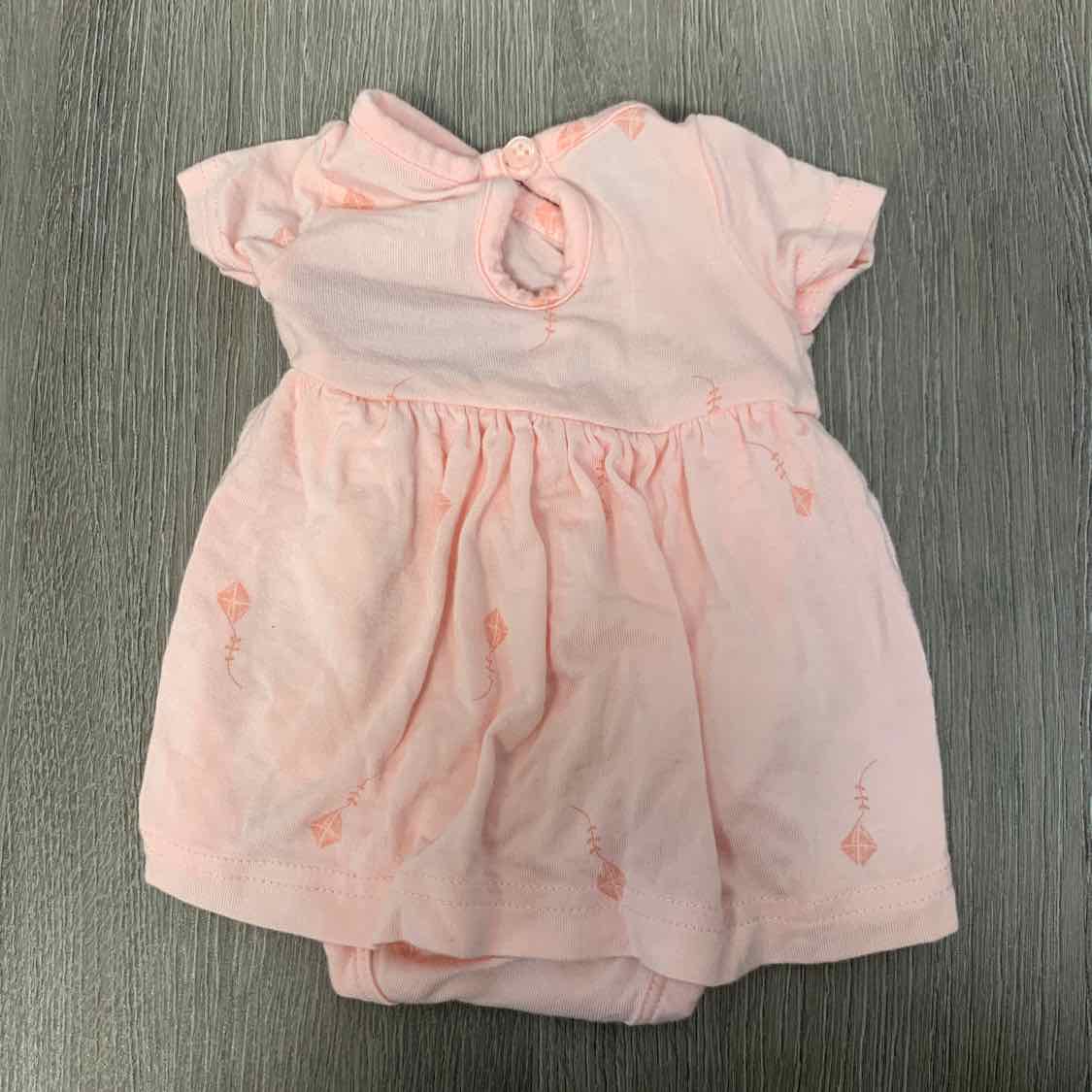Size Preemie Pink Print Child of Mine Romper