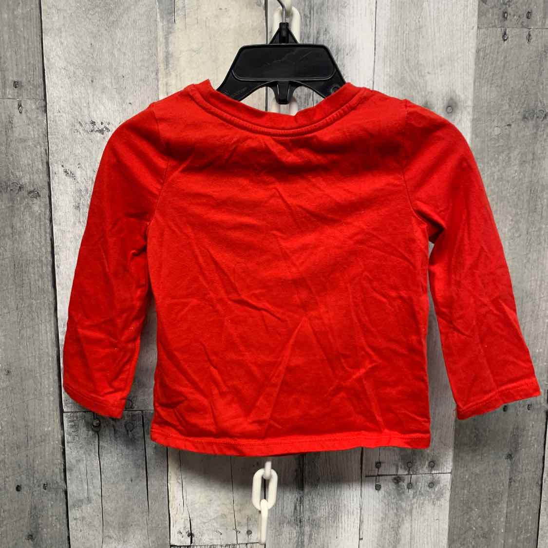 Size 18 Months Red Graphic Cat & Jack Long Sleeve Shirt