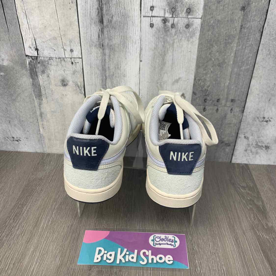 Size 6.5 Ivory/Blue Sport Brand Sneakers