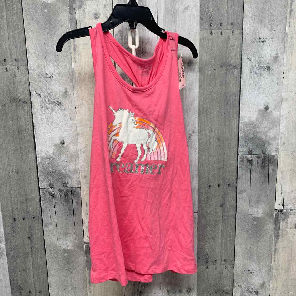 Size 10/12 Pink Graphic Children's Place Tank Top