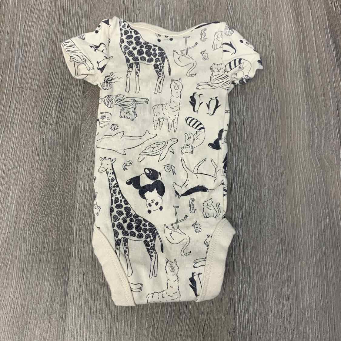 Size Preemie Tan Print Child of Mine Bodysuit