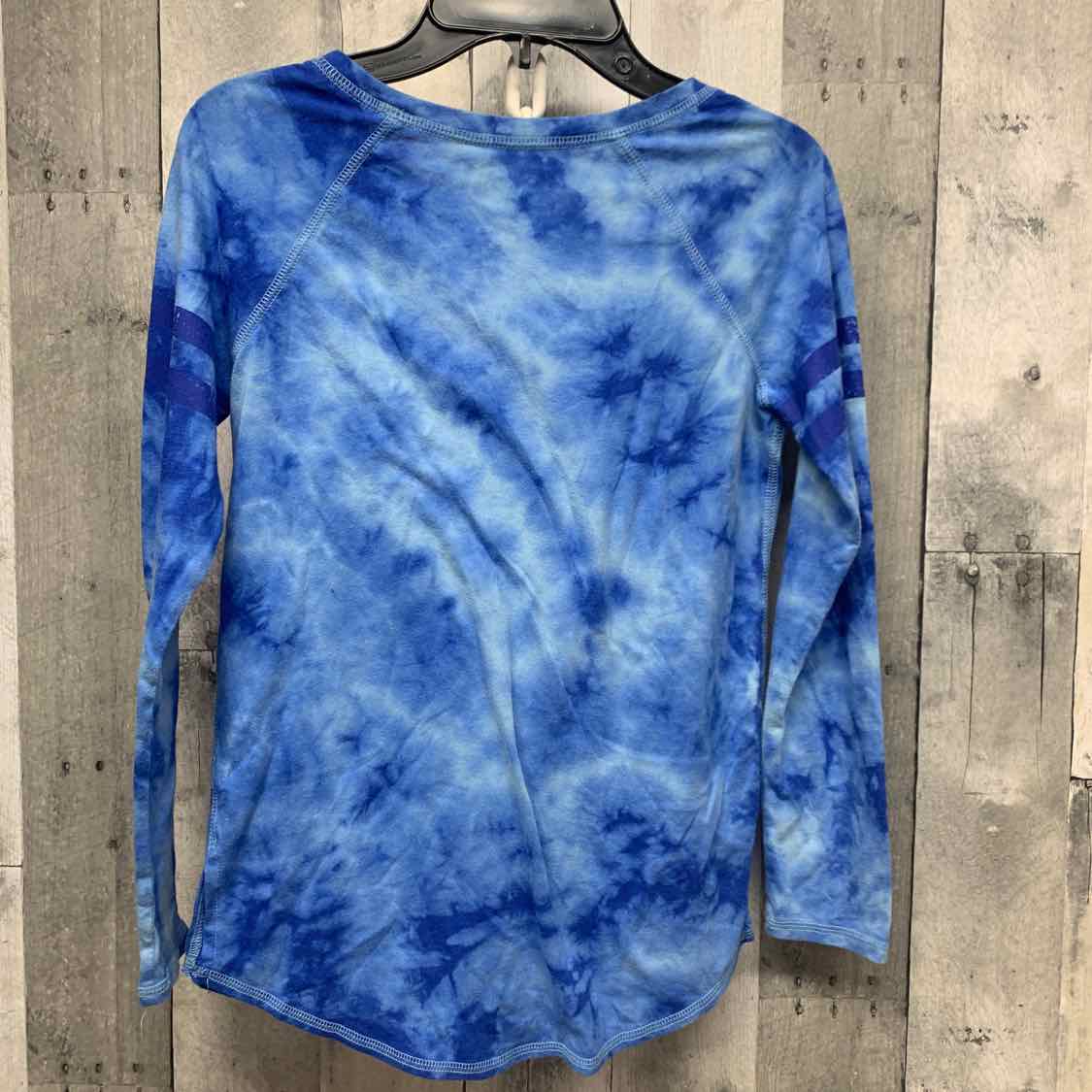 Size 10 Blue Print Justice Long Sleeve Shirt