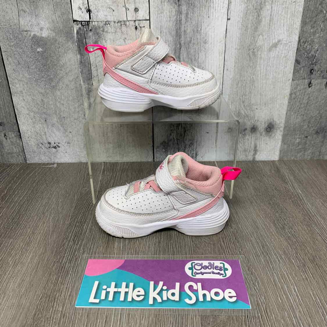 Size 6 White/Pink Sport Brand Sneakers