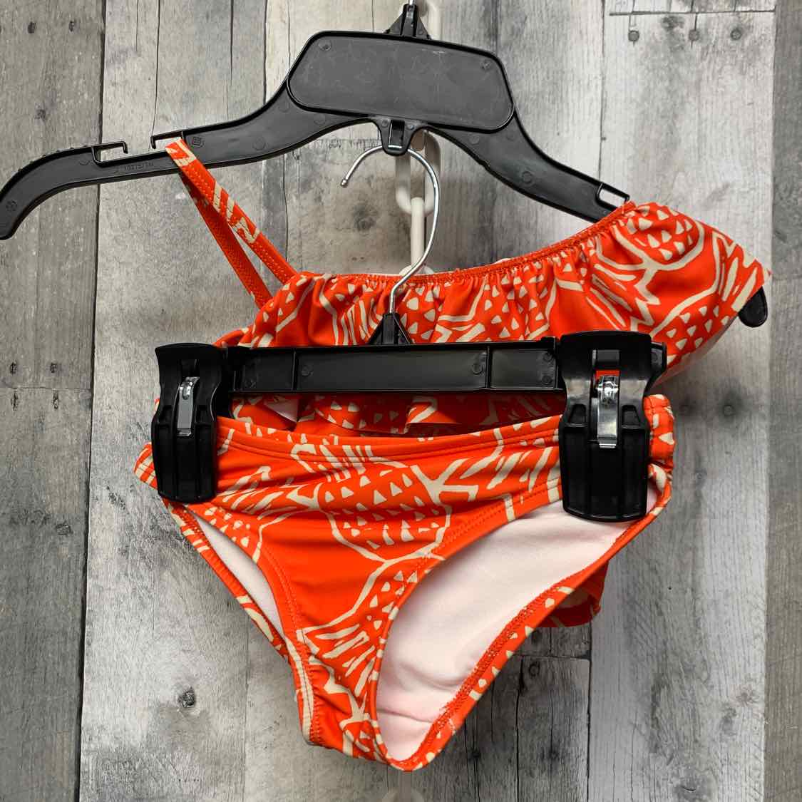 Size 6/6X Orange Print Carter's Swim Suit - 2pc+ - OodlesCB