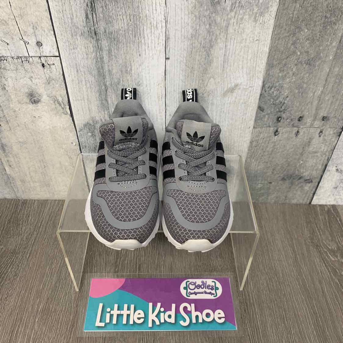 Size 5 Gray/White Sport Brand Sneakers