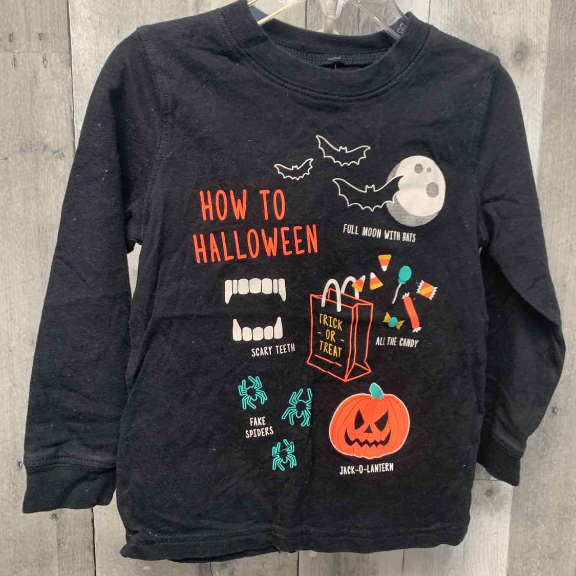 Size 3T Black/Orange Carter's Long Sleeve Shirt