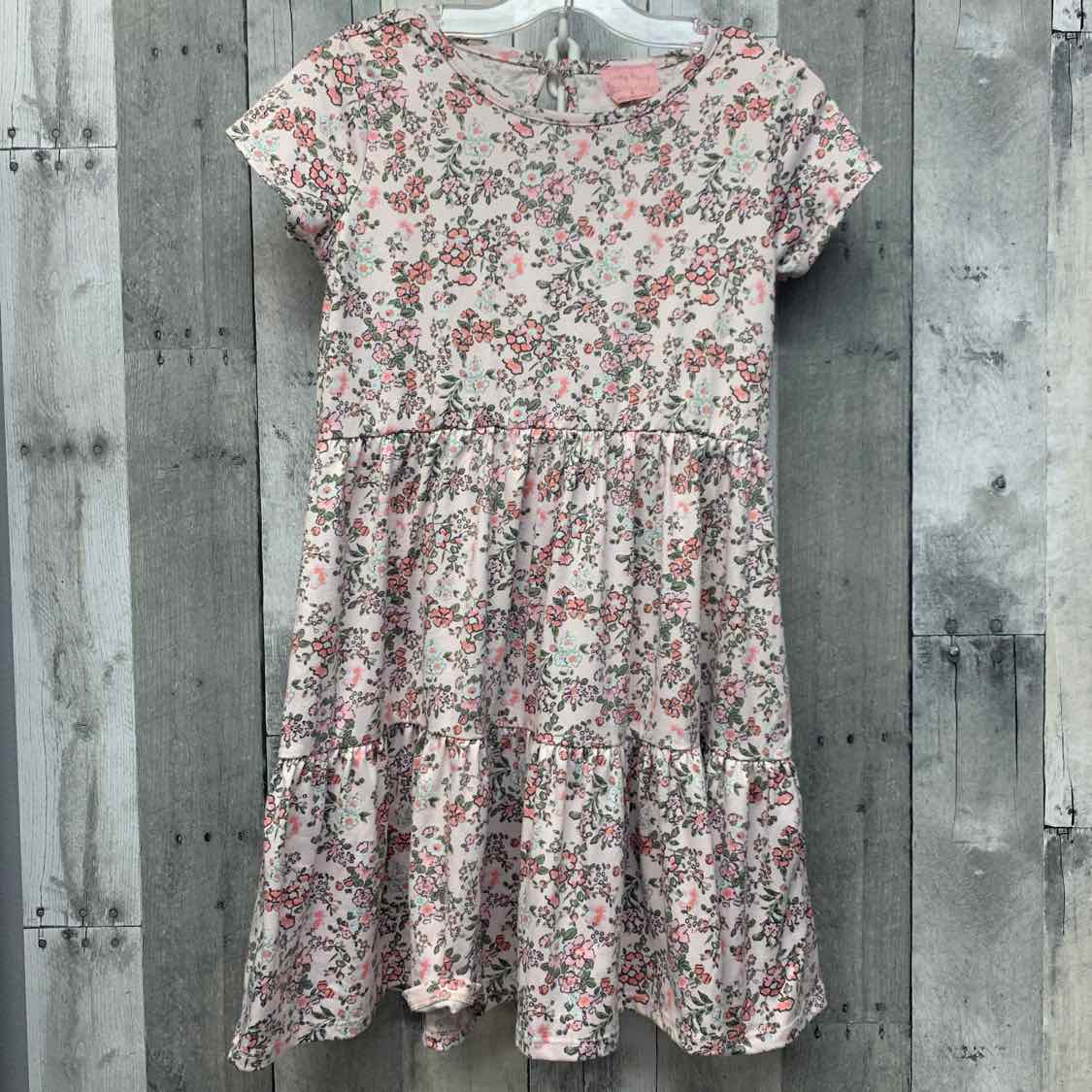 Size 8 Pink/Green B Brand Dress - Knit