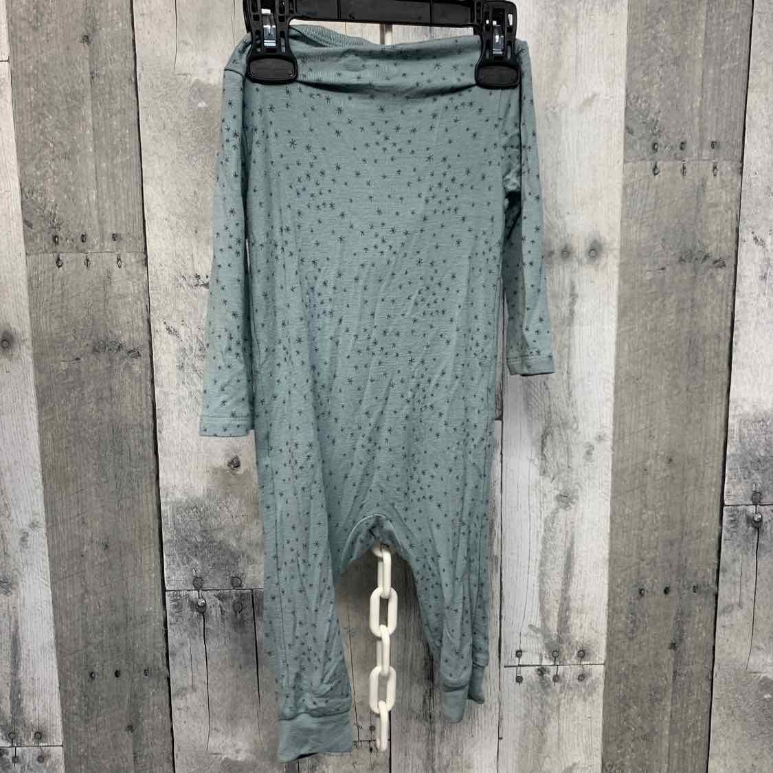 Size 6-9 Months Blue Print Cloud Island Romper