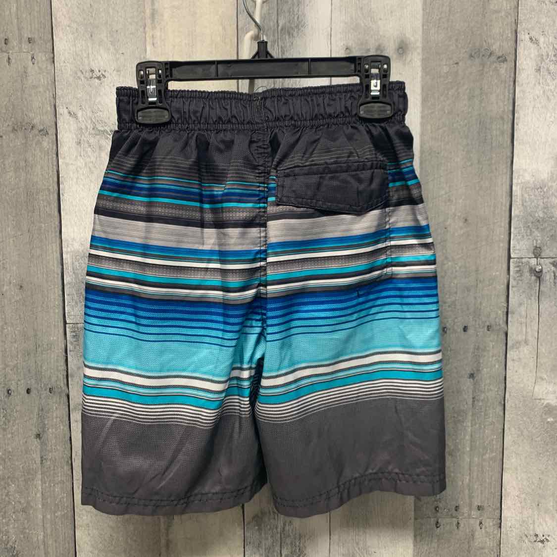 Size 7 Gray/Blue ZeroXposur Swim Trunks