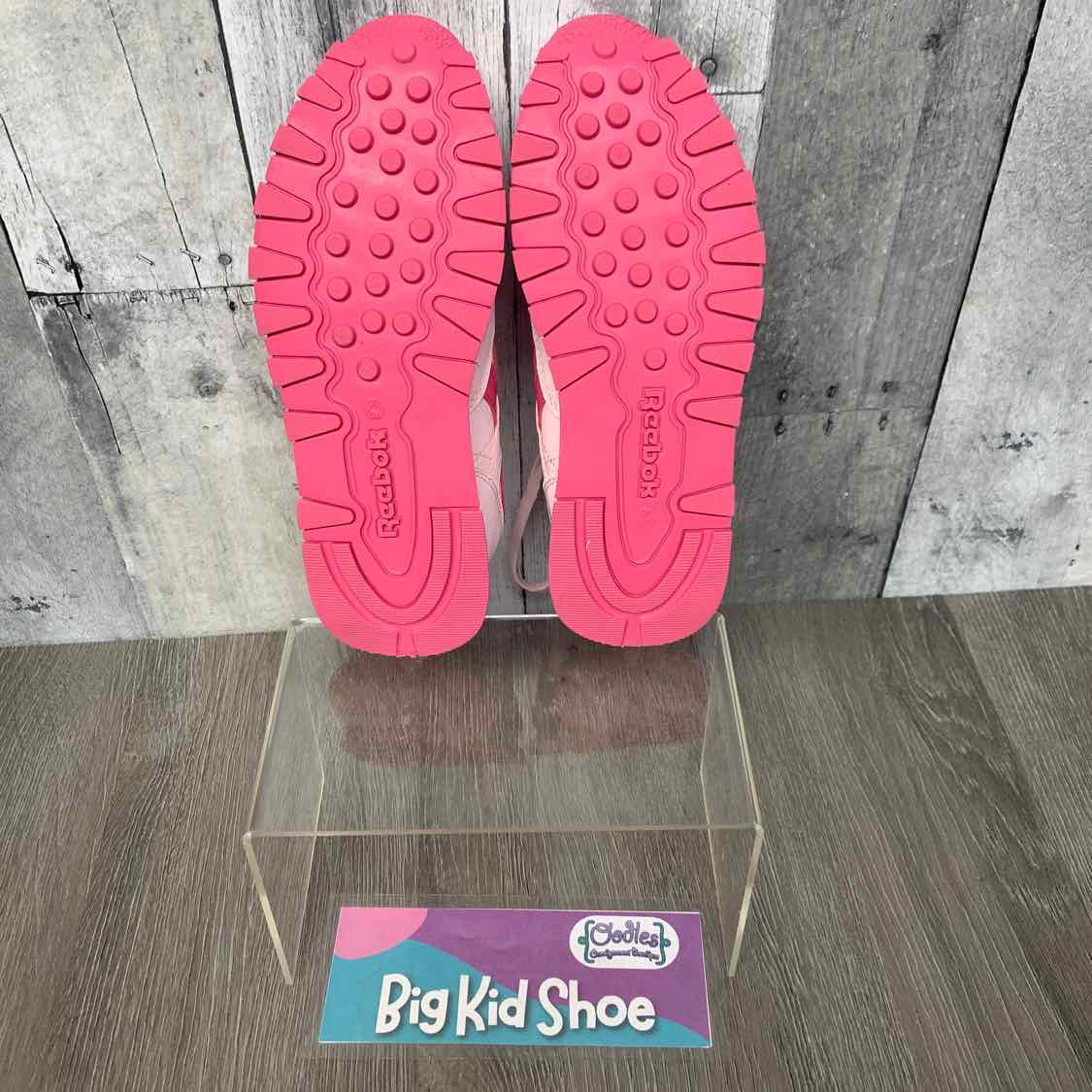 Size 2 Pink/White Reebok Sneakers
