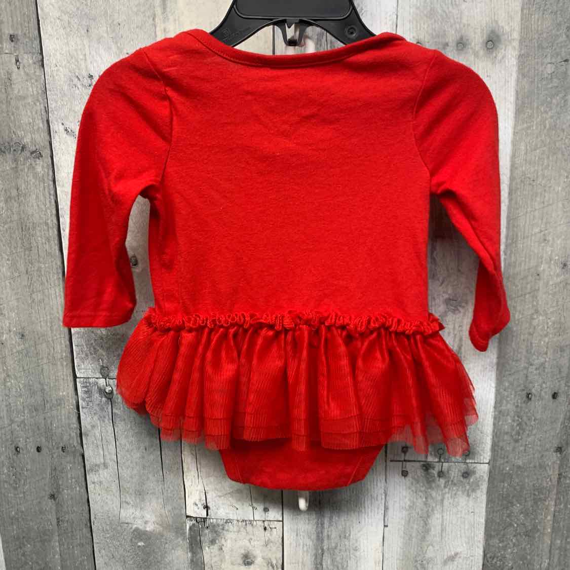 Size 6-9 Months Red/White Cat & Jack Romper