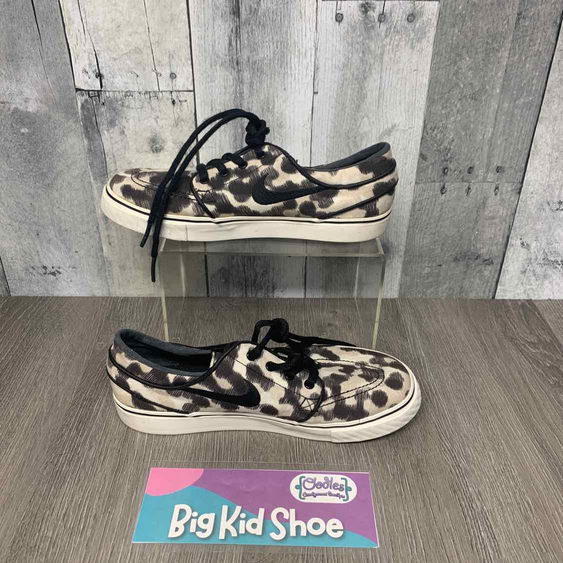 Size 3 Tan Animal Print Sport Brand Sneakers