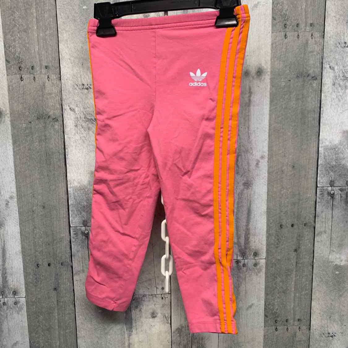 Size 3/4 Pink/Orange Sport Brand Leggings