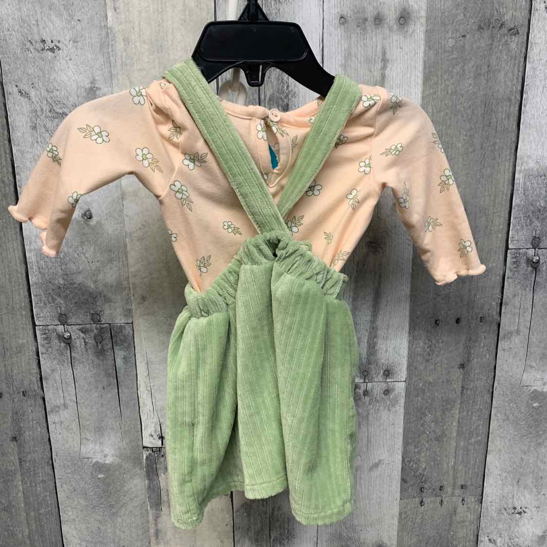 Size 3 Months Pink/Green B Brand Shirt/Jumper