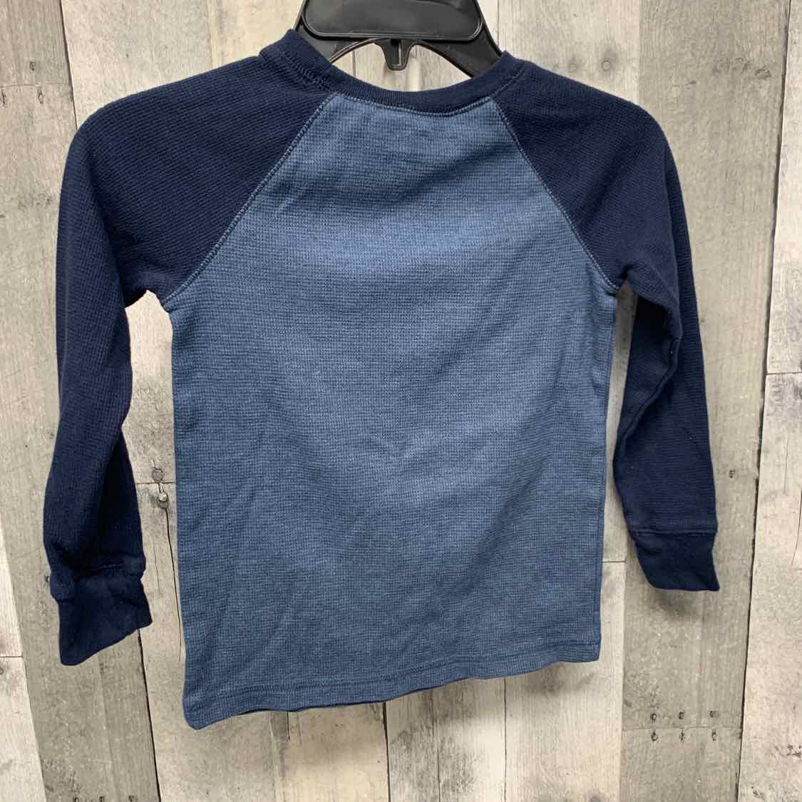 Size 5 Navy Graphic Jumping Beans Long Sleeve Shirt