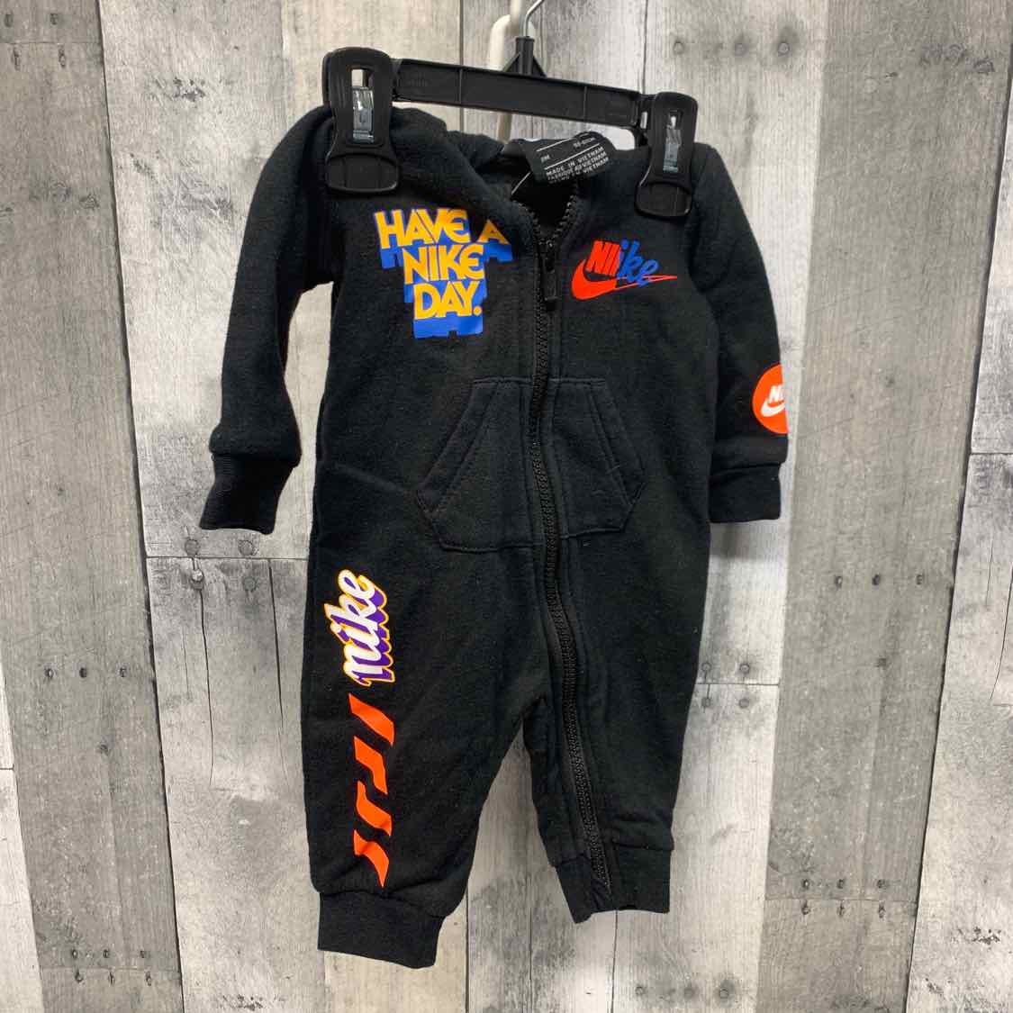 Size 3 Months Black Graphic Sport Brand Light Jacket