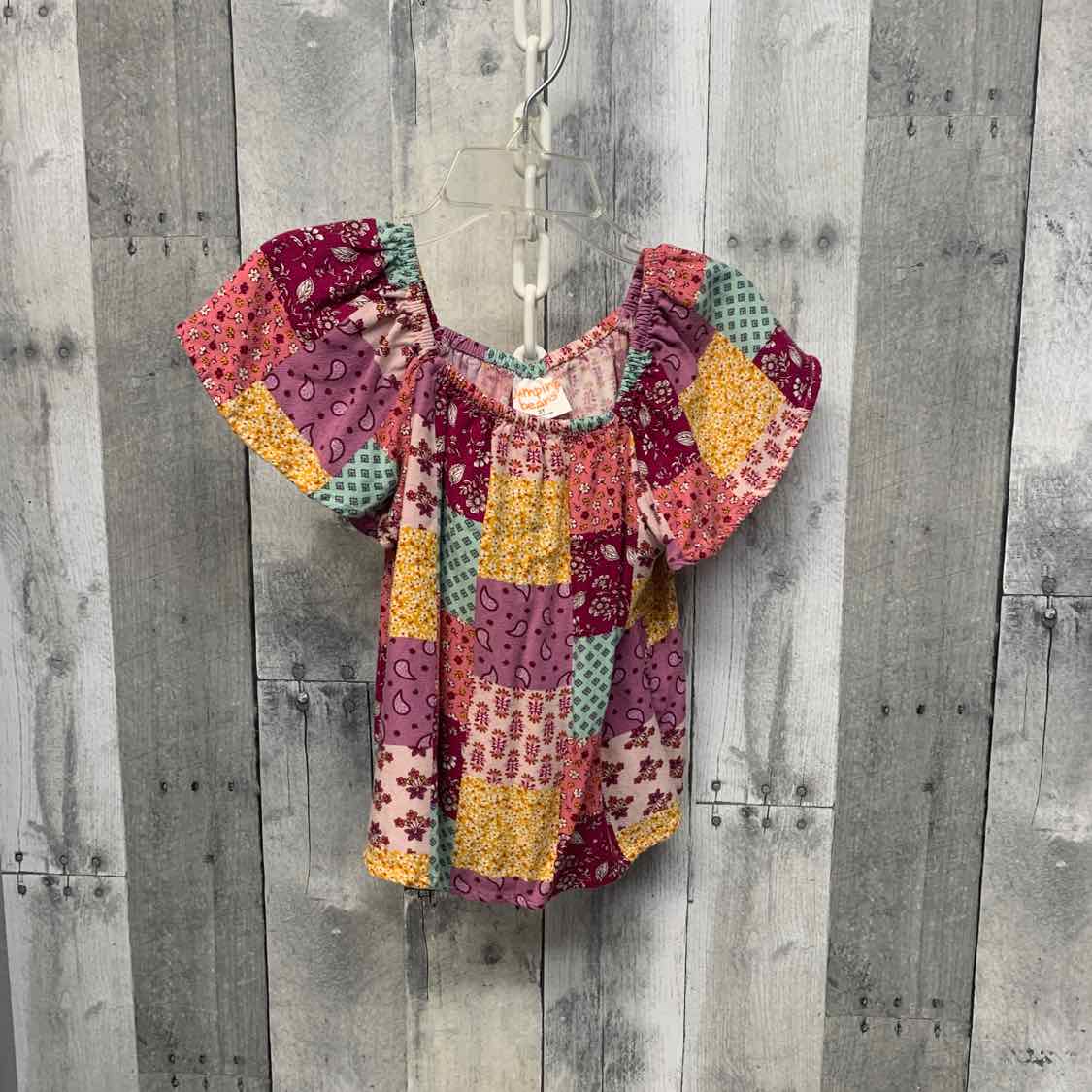 Size 3T Burgundy Jumping Beans Short Sleeve Shirt