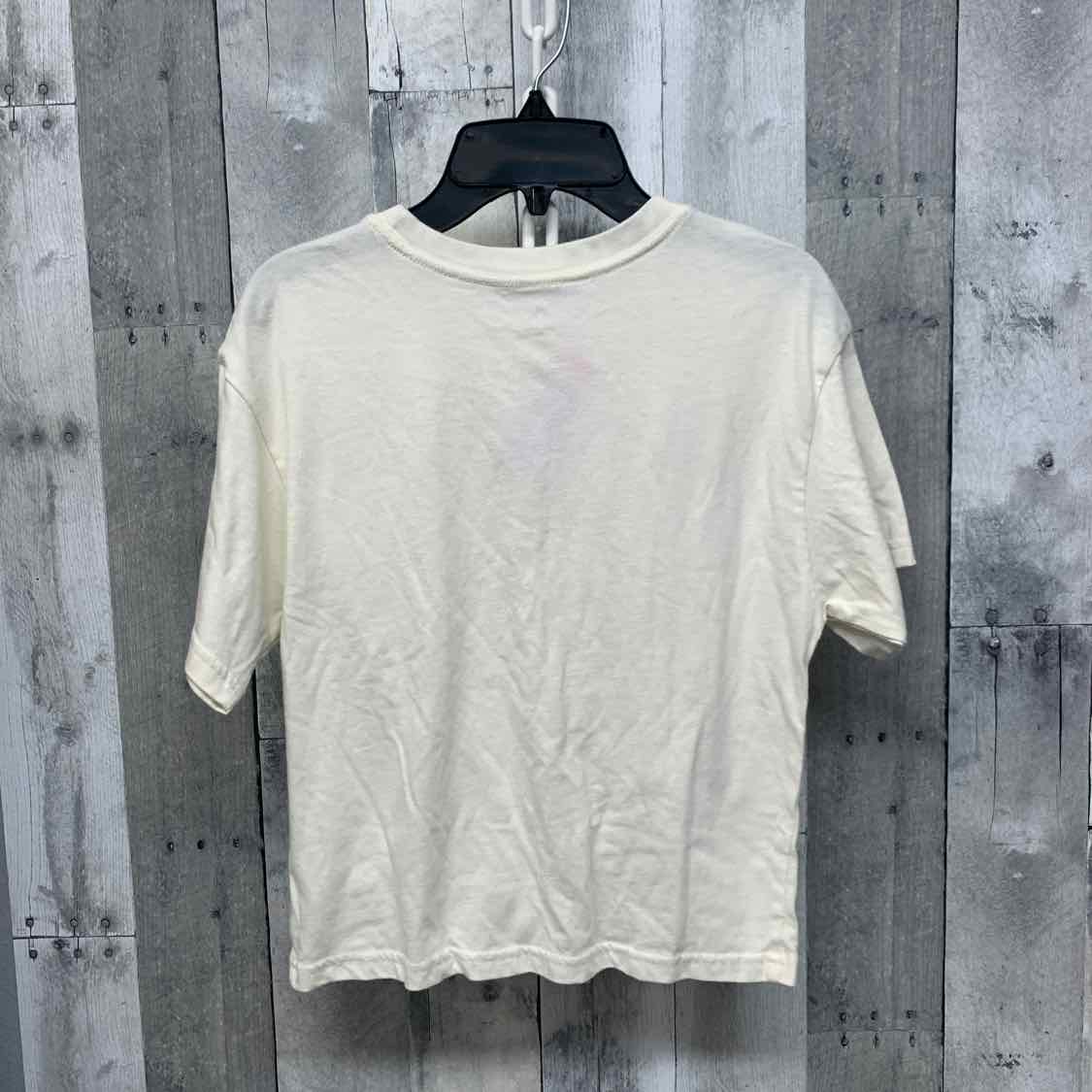 Size 12/13 Ivory/Purple Converse T Shirt