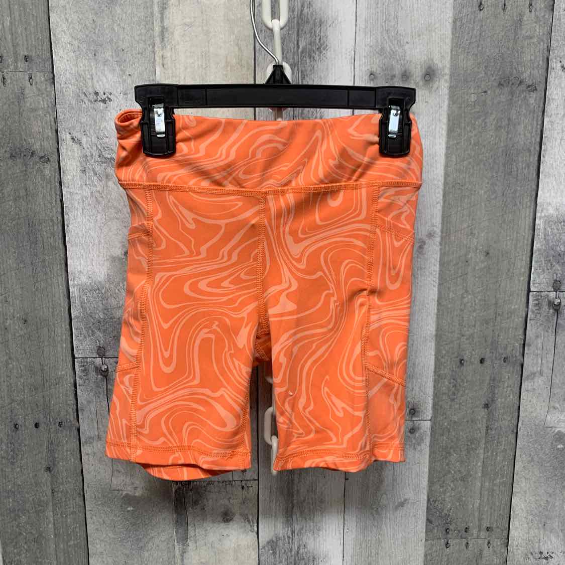 Size 10 Orange Print B Brand Shorts - Athletic